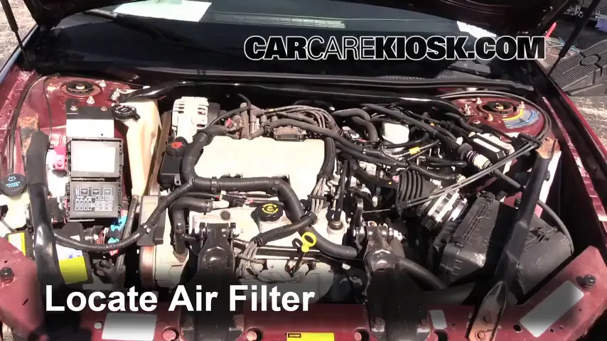 2001 Chevrolet Monte Carlo LS 3.4L V6 Air Filter (Engine)